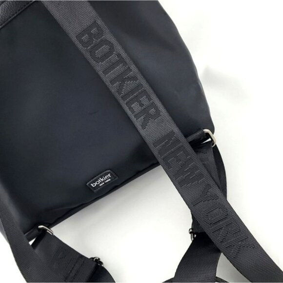 Botkier Trigger Backpack Black Nylon Multi Functional Adjustable Shoulder Straps - Picture 7 of 15